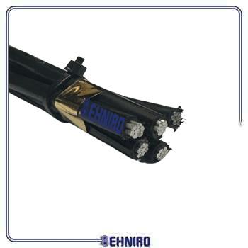 کابل برق آلومینیوم خودنگهدار هوایی 16+16×4 بهفر دامغان-مشخصه NA2XY