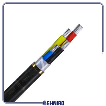 کابل برق آلومینیوم زمینی 25+50×3 آلوم کو ـ ALOMCO-مشخصه NA2XY  