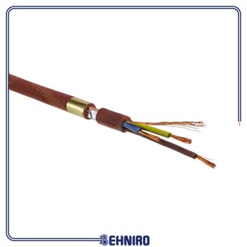 کابل اعلام حریق نسوز شیلد دار سیلیکونی 1/5×3 تهران صدرا heat resistance